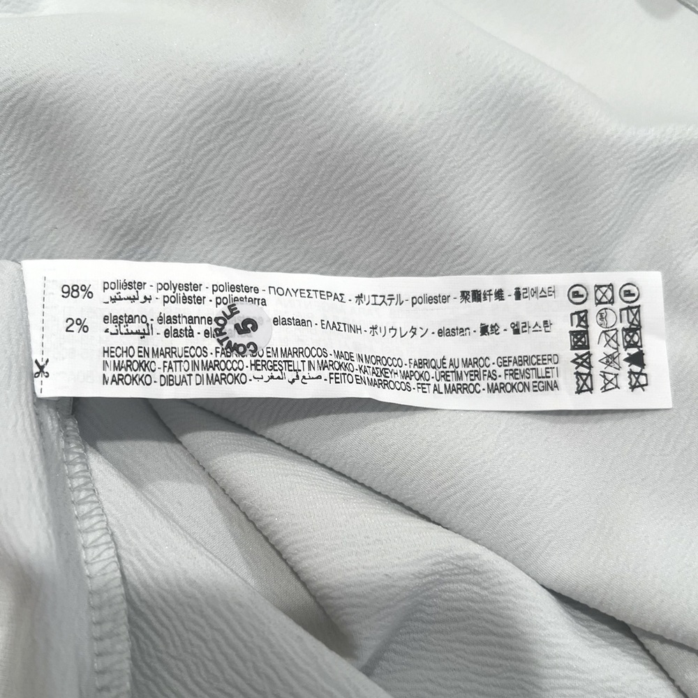 Zara Silver Slip Dress - Picture 10 of 12